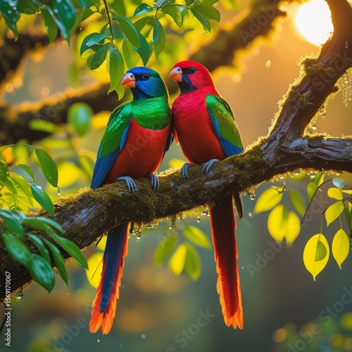 rainbow lorikeet parrot