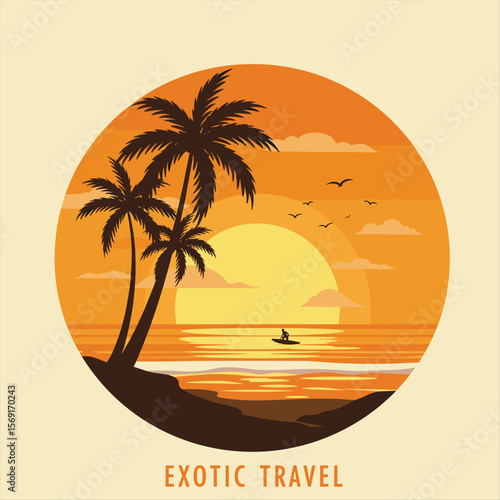 Vintage Surf club vector logo set template. Set of surfing emblems. Vector illustration set of logos on surfing theme. Surf club logo bundle