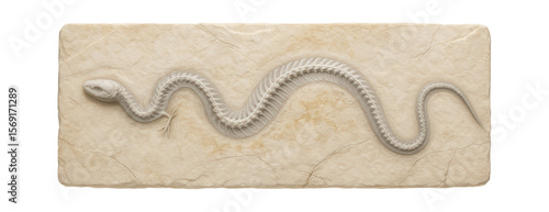 Fossilized impression of a snake ancestor with partially developed limbs