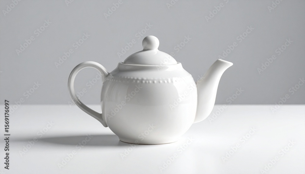 white porcelain teapot white porcelain teapot