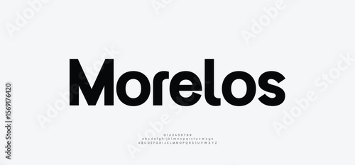 Morelos  calligraphy alphabet capital lettering a to z font family