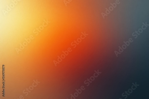 Warm gradient background with soft light and subtle texture transitioning from yellow to orange to dark blue
