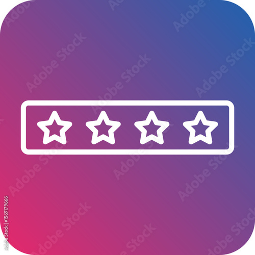 Pin Code Line Icon Style
