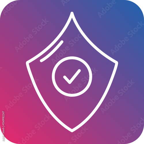 Secure Line Icon Style