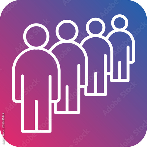Queue Line Icon Style
