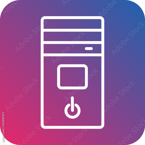 CPU Line Icon Style