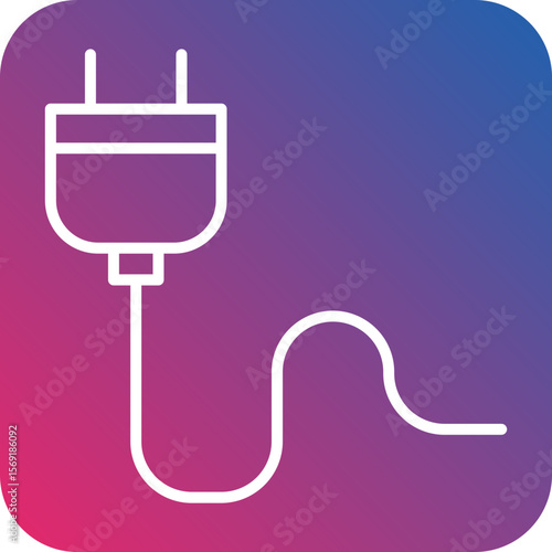 Adapter Line Icon Style