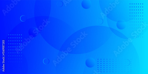 Sky blue elements with fluid gradient. Dynamic shapes composition. Vector illustration, Colorful geometric background. Abstract circle with blue background. Used to decorate billboards, Gradient shape