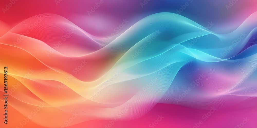 Colorful abstract waves background Colorful abstract waves background