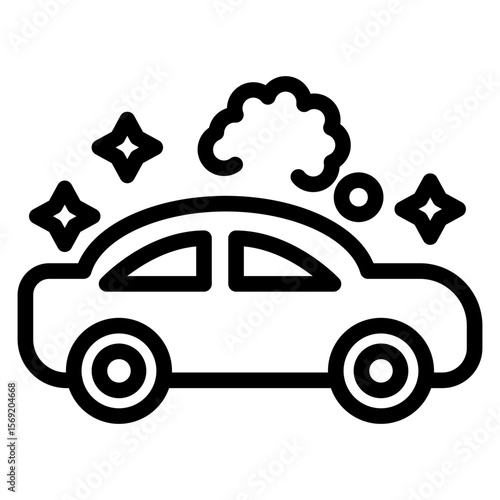 Car Wash Icon Style