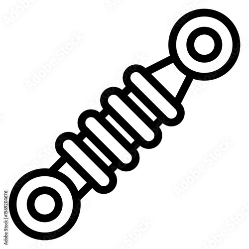 Shock Absorber Icon Style