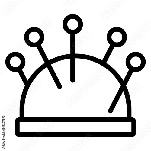 Pin Cushion Icon Style