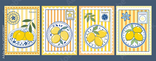 Autumn. Figs. Tuscany. Vector Illustration of Grapes, Olive Branches, Italian Terracotta Pottery and Rustic Pattern for Invitation, Poster, Background, Stamp or Card