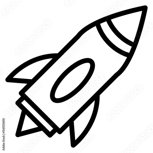 Space Booster Icon Style