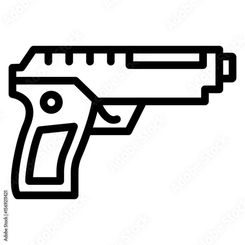 Army Gun Icon Style