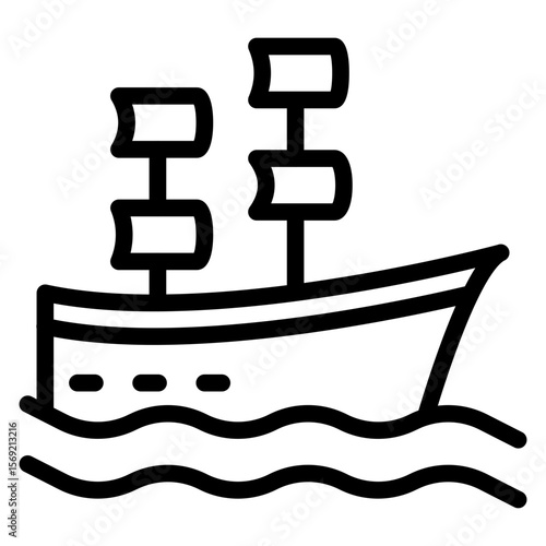 Shipwreck Icon Style