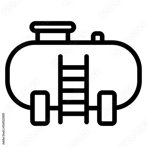 Water Tank Icon Style