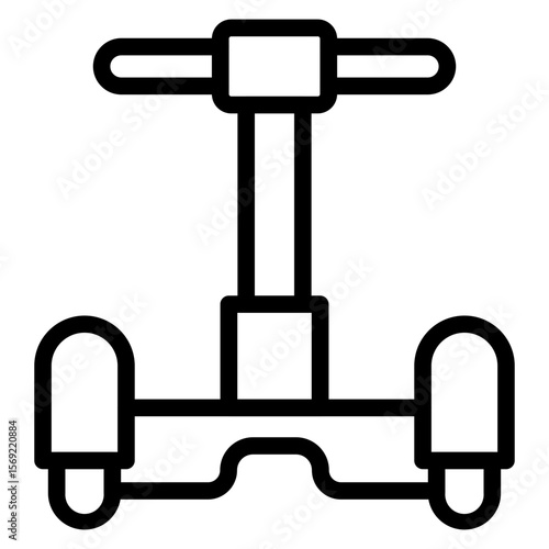 Police Segway Icon Style
