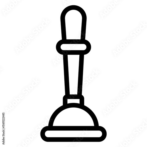 Cup Plunger Icon Style