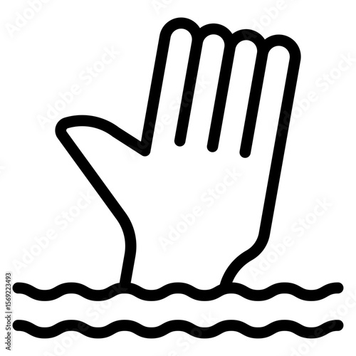 Drown Icon Style