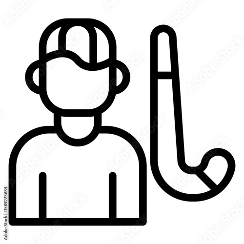 Male Player Icon Style