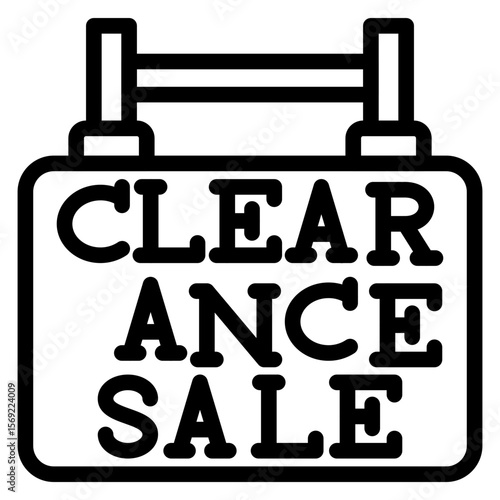 Clearance Sale Icon Style