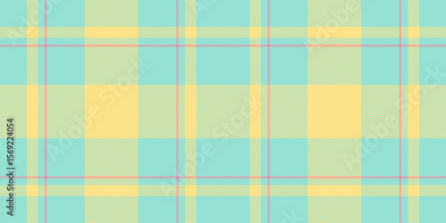Pastel yellow and teal plaid pattern.  Perfect for backgrounds, textiles, or website design.  This cheerful, seamless texture evokes feelings of spring and happiness.
