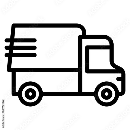 Express Shipping Icon Style