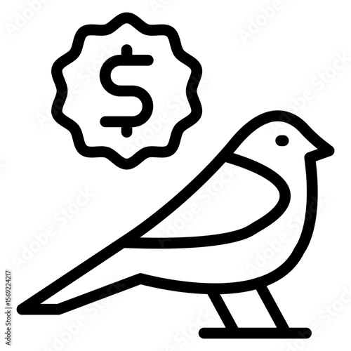 Early Bird Prices Icon Style