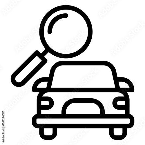 Car Finder Icon Style