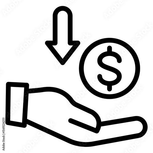Down Payment Icon Style