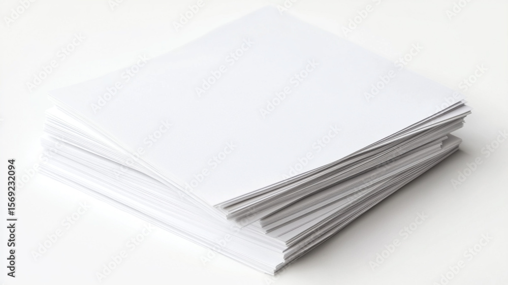 a stack of blank business cards isolated on white background a stack of blank business cards isolated on white background