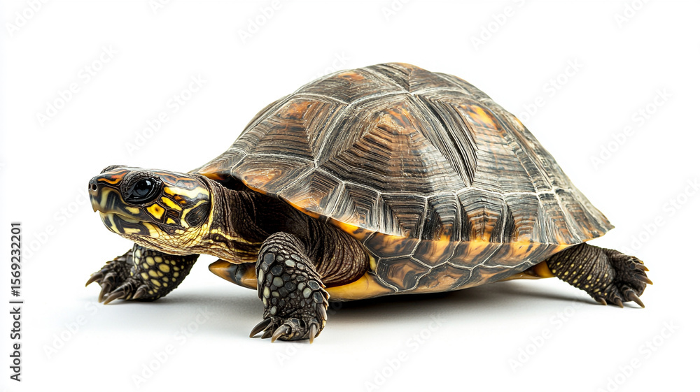 Fototapeta premium a turtle isolated on white background