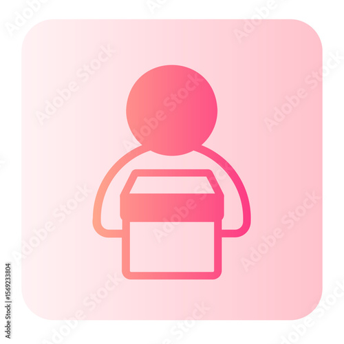 courier gradient icon