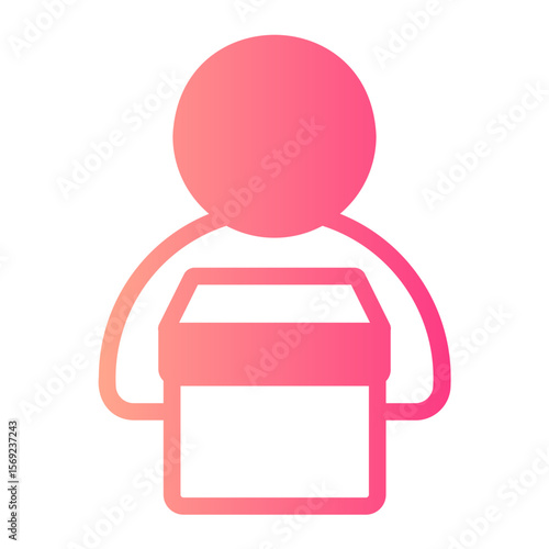 courier gradient icon