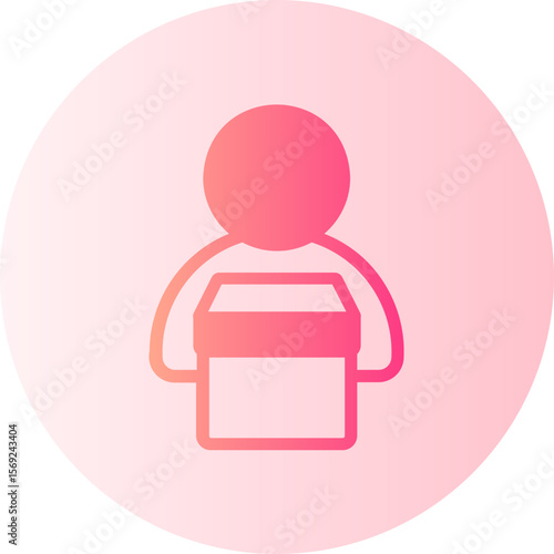 courier gradient icon