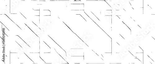 Vector black and white scratches surfaces texture design.	