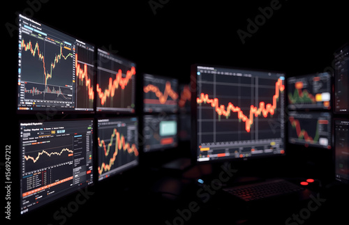 Multi - screen Display of Financial Transaction Data