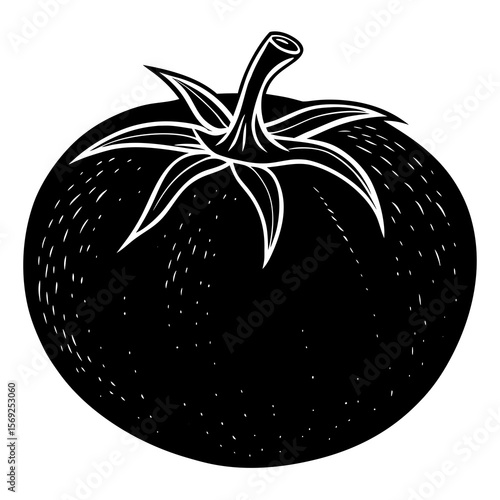 Tomato  vegetable vector perfect for healthy food, farm, eco, and organic-themed digital design projects.