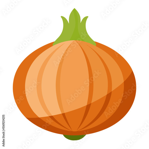 Onion  vegetable vector perfect for healthy food, farm, eco, and organic-themed digital design projects.