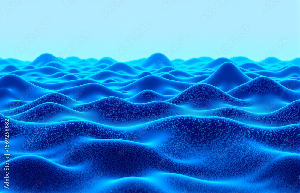 Obraz premium Blue Ripple Abstract Background