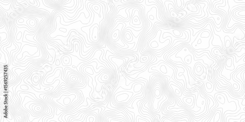Abstract swirl pattern texture with curved seamless lines on transparent background. Minimal topography design for modern graphics motion wave surfaces. Contour abstract map relief outline.