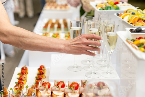 Slika na platnu Festive buffet