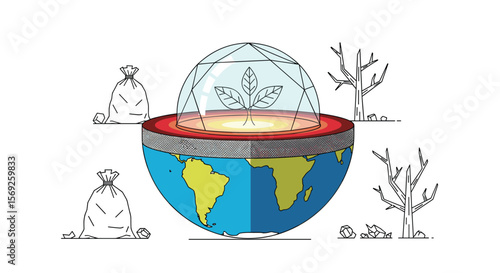 Protecting earths fragile ecosystem from human impact and environmental degradation