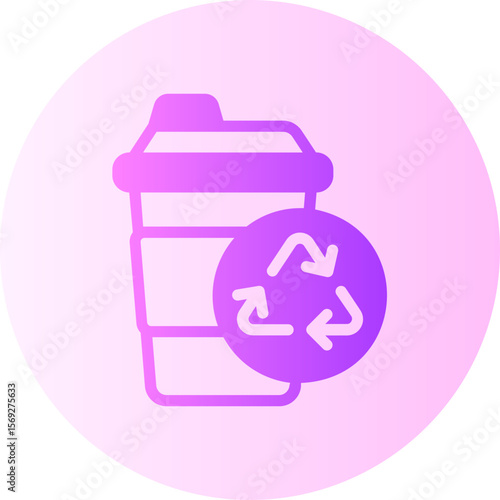 recyclable gradient icon