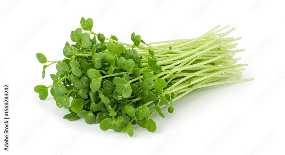 Fresh pile of radish sprouts Fresh pile of radish sprouts