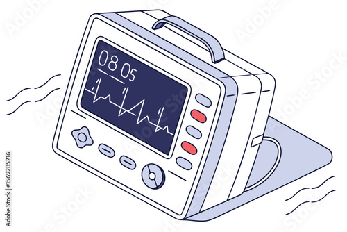 Portable Heart Rate Monitor with Wireless Connectivity and Continuous Cardiac Activity Tracking