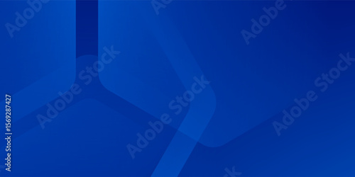 Abstract blue background with glowing geometric lines. Modern blue gradient square shape design. Futuristic technology concept. Suit for brochure, corporate, website, poster, banner, cover modern