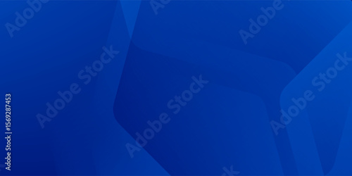 Abstract blue background with glowing geometric lines. Modern blue gradient square shape design. Futuristic technology concept. Suit for brochure, corporate, website, poster, banner, cover modern