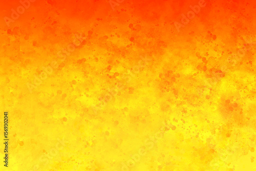 Abstract Orange and Yellow Background with Grunge Texture and Paint Lines